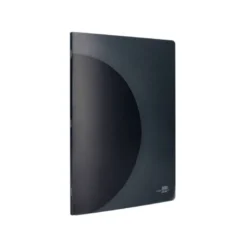 LIBRETA LIDERPAPEL 360 TAPA DE PLASTICO A4 48 HOJAS 90G/M2 5MM CON DOBLE MARGEN TAPA NEGRA