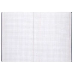 LIBRETA LIDERPAPEL 360 TAPA DE PLASTICO A4 48 HOJAS 90G/M2 5MM CON DOBLE MARGEN TAPA NEGRA