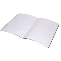 LIBRETA LIDERPAPEL 360 TAPA DE PLASTICO A4 48 HOJAS 90G/M2 5MM CON DOBLE MARGEN TAPA NEGRA