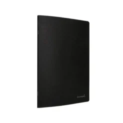 LIBRETA LIDERPAPEL TAPA NEGRA A5 80 HOJAS 60G/M2 LISO CON DOBLE MARGEN