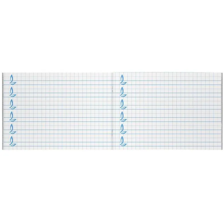 Libreta marca liderpapel pautaguia tapa cartoncillo 32 hojas din a5 cuadriculado pautado 8mm apaisada 70 gr con margen
