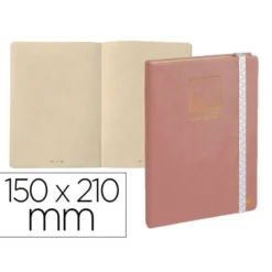 LIBRETA QUO VADIS LIFE JOURNAL DOTS METODO BULLET 15X21 CM 215 HOJAS 90 GR TAPA KRAFT
