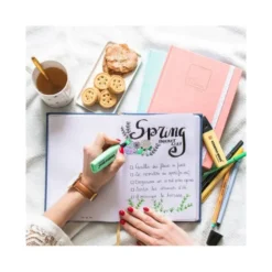 Libreta Quo Vadis Life Journal Infinite Dots 150x210 mm Puntos Tapa Similpiel Azul