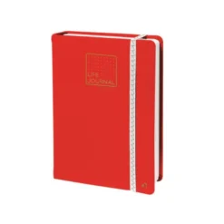 Libreta Quo Vadis Life Journal Infinite Dots 150x210 mm 224 hojas Puntos Tapa Similpiel Rojo