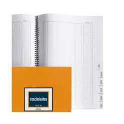 Libro cartone tamaño Cuarto Miquelrius Vencimientos