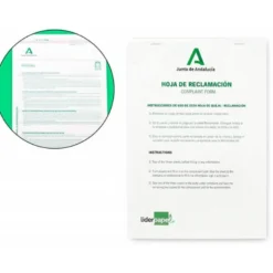 Libro Liderpapel tamaÃ±o din A4 Hojas de Reclamacion juntas de Andalucia