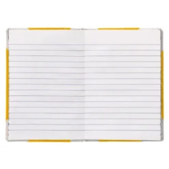LIBRO CARTONE COSIDO FERNANDES FLECHA DIN A4+ RAYADO HORIZONTAL 50 HOJAS 100 GR AMARILLO