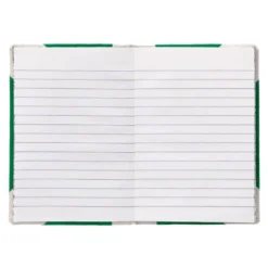 LIBRO CARTONE COSIDO FERNANDES FLECHA DIN A4+ RAYADO HORIZONTAL 50 HOJAS 100 GR VERDE