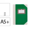 LIBRO CARTONE COSIDO FERNANDES FLECHA DIN A5+ LISO 50 HOJAS 100 GR VERDE
