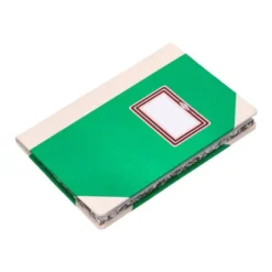 LIBRO CARTONE COSIDO FERNANDES FLECHA DIN A5+ LISO 50 HOJAS 100 GR VERDE