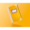 LIBRO CARTONE COSIDO FERNANDES FLECHA DIN A6+ LISO 50 HOJAS 100 GR AMARILLO