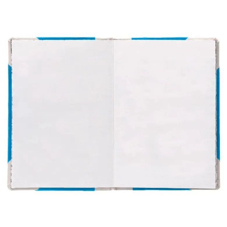 LIBRO CARTONE COSIDO FERNANDES FLECHA DIN A6+ LISO 50 HOJAS 100 GR AZUL