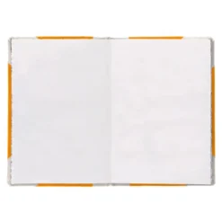 LIBRO CARTONE COSIDO FERNANDES FLECHA DIN A6+ LISO 50 HOJAS 100 GR NARANJA