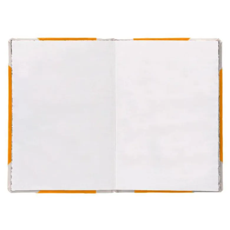 LIBRO CARTONE COSIDO FERNANDES FLECHA DIN A6+ LISO 50 HOJAS 100 GR NARANJA