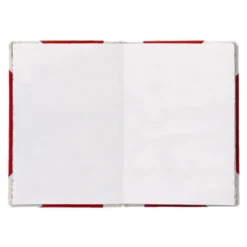 LIBRO CARTONE COSIDO FERNANDES FLECHA DIN A6+ LISO 50 HOJAS 100 GR ROJO