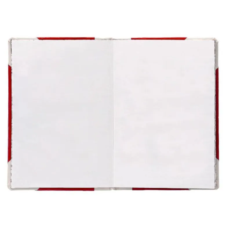 LIBRO CARTONE COSIDO FERNANDES FLECHA DIN A6+ LISO 50 HOJAS 100 GR ROJO