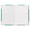 LIBRO CARTONE COSIDO FERNANDES FLECHA DIN A6+ LISO 50 HOJAS 100 GR VERDE