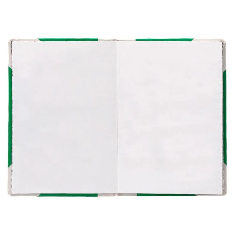 LIBRO CARTONE COSIDO FERNANDES FLECHA DIN A6+ LISO 50 HOJAS 100 GR VERDE