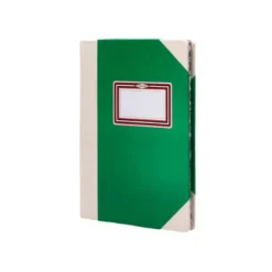 LIBRO CARTONE COSIDO FERNANDES FLECHA DIN A6+ LISO 50 HOJAS 100 GR VERDE