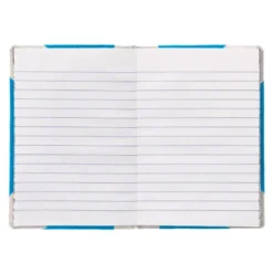 LIBRO CARTONE COSIDO FERNANDES FLECHA DIN A6+ RAYADO HORIZONTAL 50 HOJAS 100 GR AZUL