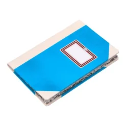 LIBRO CARTONE COSIDO FERNANDES FLECHA DIN A6+ RAYADO HORIZONTAL 50 HOJAS 100 GR AZUL