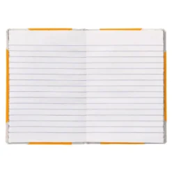 LIBRO CARTONE COSIDO FERNANDES FLECHA DIN A6+ RAYADO HORIZONTAL 50 HOJAS 100 GR NARANJA