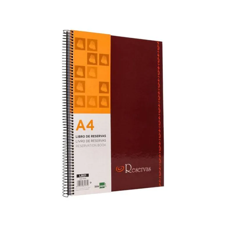 Libro de reservas. Tapa Carton.80 hojas Din A4