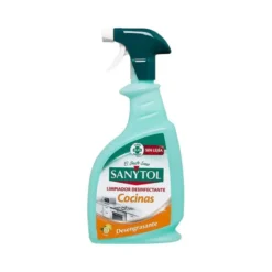 LIMPIADOR DESINFECTANTE SANYTOL PARA COCINAS CON PISTOLA PULVERIZADORA BOTE DE 750 ML