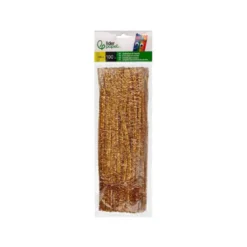 LIMPIAPIPAS DE CHENILLA LIDERPAPEL 30 CM COLOR ORO BOLSA DE 100 UNIDADES