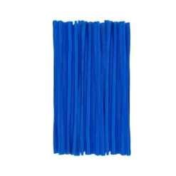 LIMPIAPIPAS DE CHENILLA LIDERPAPEL 30 CM COLOR AZUL MATE BOLSA DE 100 UNIDADES