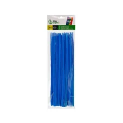 LIMPIAPIPAS DE CHENILLA LIDERPAPEL 30 CM COLOR AZUL MATE BOLSA DE 100 UNIDADES