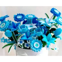 LIMPIAPIPAS DE CHENILLA LIDERPAPEL 30 CM COLOR AZUL MATE BOLSA DE 100 UNIDADES