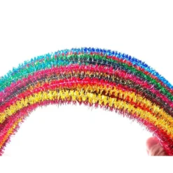 LIMPIAPIPAS DE CHENILLA LIDERPAPEL 30 CM COLORES BRILLANTES SURTIDOS BOLSA DE 100 UNIDADES