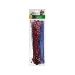 LIMPIAPIPAS DE CHENILLA LIDERPAPEL 30 CM COLORES BRILLANTES SURTIDOS BOLSA DE 100 UNIDADES