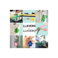 LLAVERO CASCO DE SEGURIDAD ACRILICO RECICLADO PACK DE 5 UNIDADES COLORES SURTIDOS