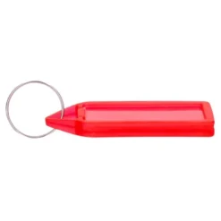 LLAVERO PORTAETIQUETAS Q-CONNECT PREMIUM COLOR ROJO CAJA DE 40 UNIDADES
