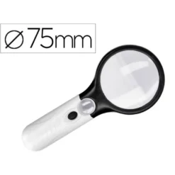 Lupa electrica marca Q-Connect 75 mm