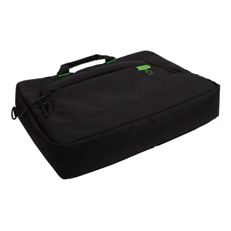 MALETIN PARA PORTATIL Q-CONNECT 17,2" NEGRO 1 ASA 2 BOLSILLOS EXTERIORES POLIETILENO RECICLADO