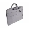 MALETIN PARA PORTATIL Q-CONNECT 15,6" CON ASAS RETRACTILES CREMALLERA 3 BOLSILLOS EXTERIORES GRIS