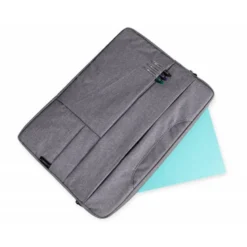 MALETIN PARA PORTATIL Q-CONNECT 15,6" CON ASAS RETRACTILES CREMALLERA 3 BOLSILLOS EXTERIORES GRIS