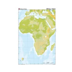 Mapa mudo de Africa fisico