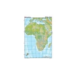 Mapa mudo de Africa fisico