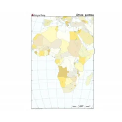 Mapa mudo de Africa politico