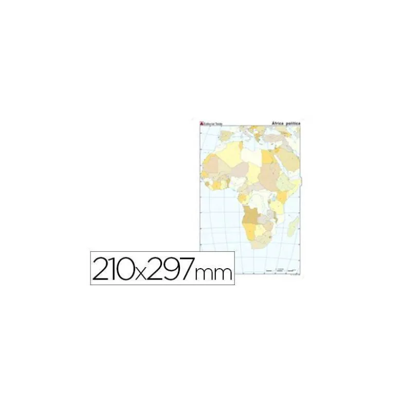 Mapa mudo de Africa politico