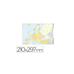 Mapa mudo de Europa politico
