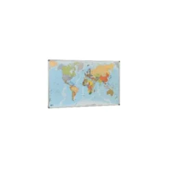 Mapa mural del mundo planisferio magnetico marca Faibo