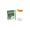 MARCADOR DE CERA GEL JOVI FLUORESCENTE VERDE CAJA DE 12 UNIDADES