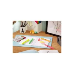 MARCADOR DE CERA GEL JOVI FLUORESCENTE VERDE CAJA DE 12 UNIDADES