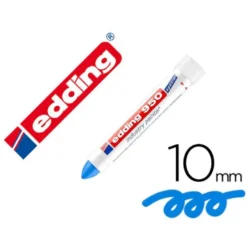 MARCADOR EDDING PERMANENTE 950 PASTA OPACA AZUL PUNTA REDONDA 10 MM PARA SUPERFICIES OXIDADAS/RUGOSAS