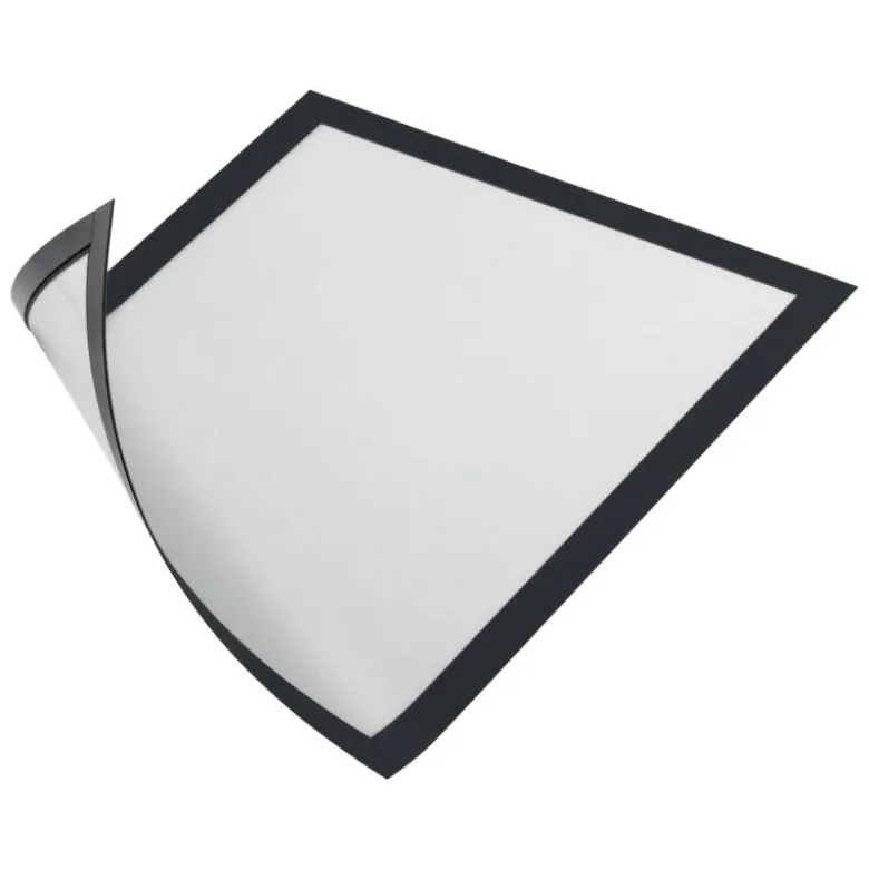 MARCO PORTA ANUNCIOS DURABLE DURAFRAME MAGNETICO DIN A4 COLOR NEGRO PACK DE 5 UNIDADES